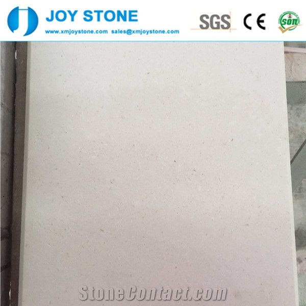 Turkish White Limestone Polish Big Slabs for Sale