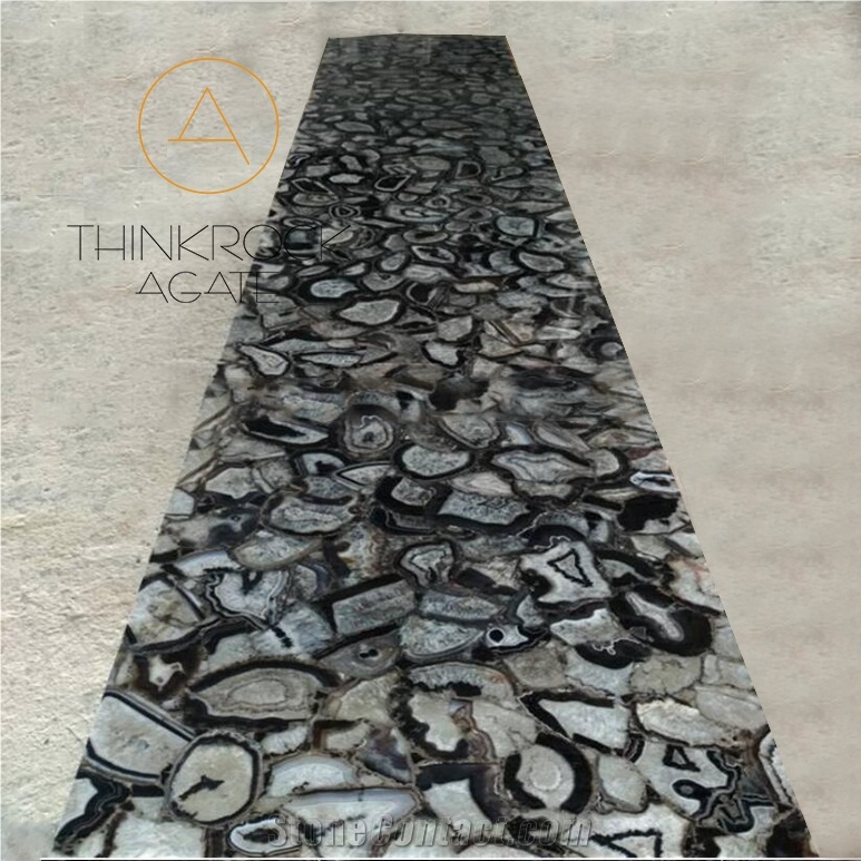 China Black Agate for Countertops