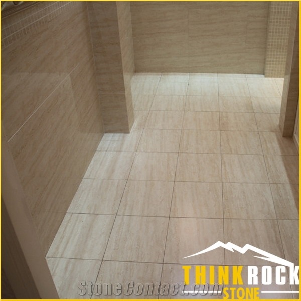 Ivory Travertine Slabs White Travertine Tile Floor