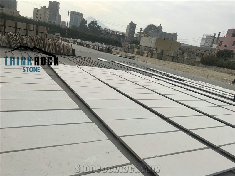 White Limestone Tiles for Wall/Floor Application