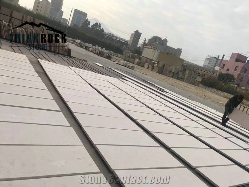 White Limestone Tiles for Wall/Floor Application