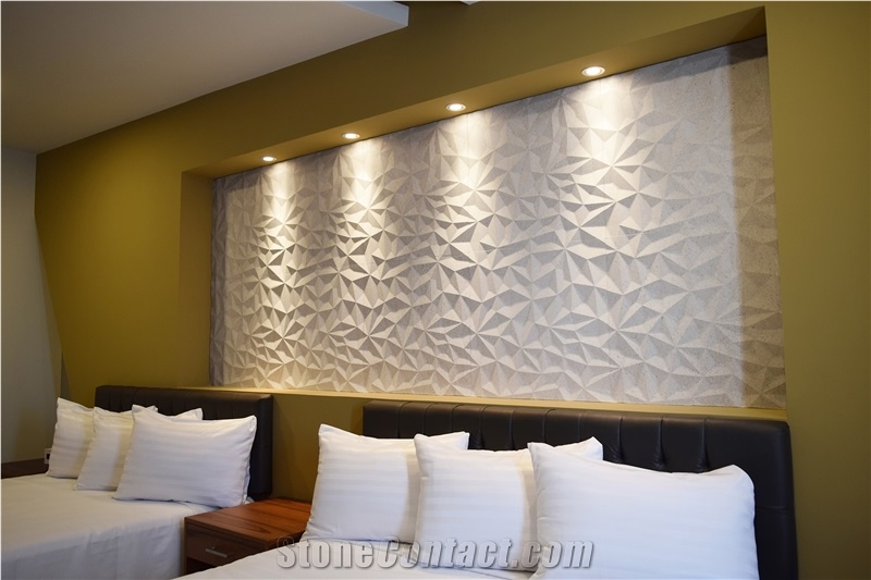 Petra 3d Carved Marble Home Decor Wall Panels