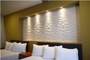 Petra 3d Carved Marble Home Decor Wall Panels