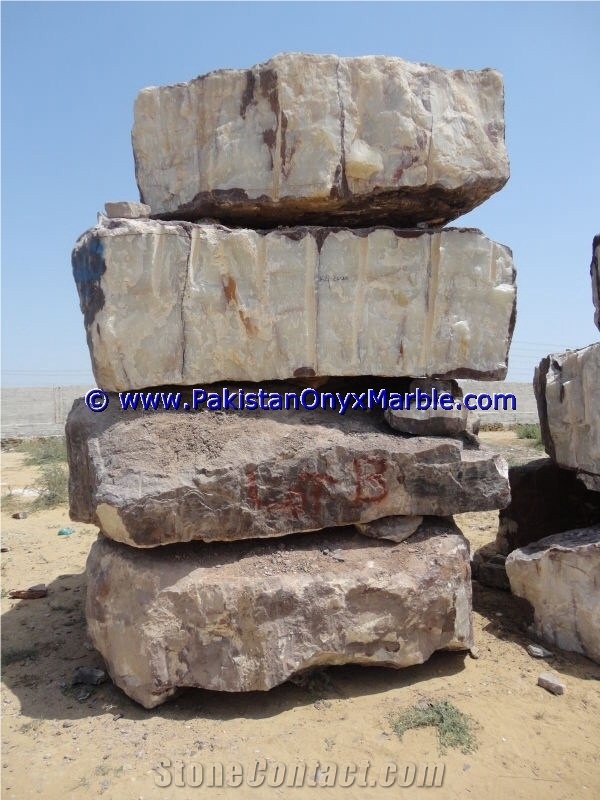 Afghan Light Green Onyx Blocks