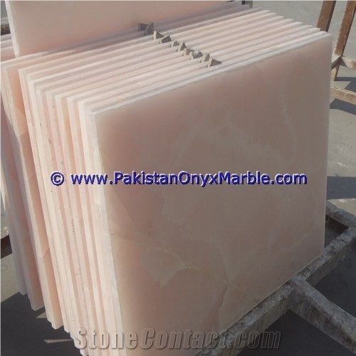 Afghan Pink Onyx Slabs