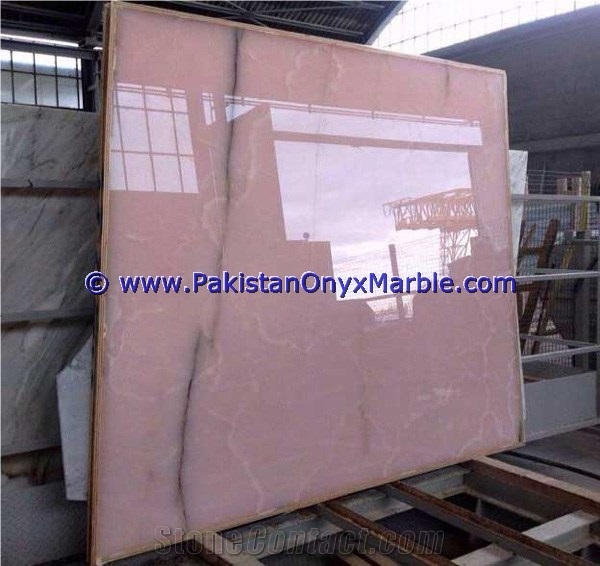 Afghan Pink Onyx Slabs