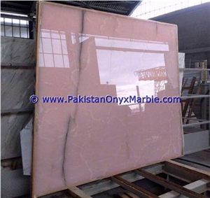 Afghan Pink Onyx Slabs