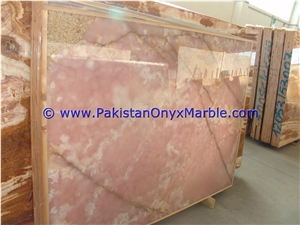 Afghan Pink Onyx Slabs
