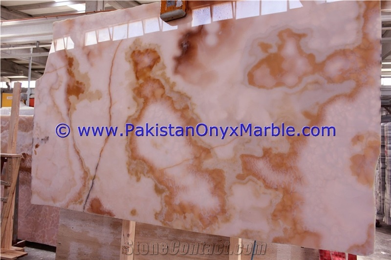 Afghan Pink Onyx Slabs