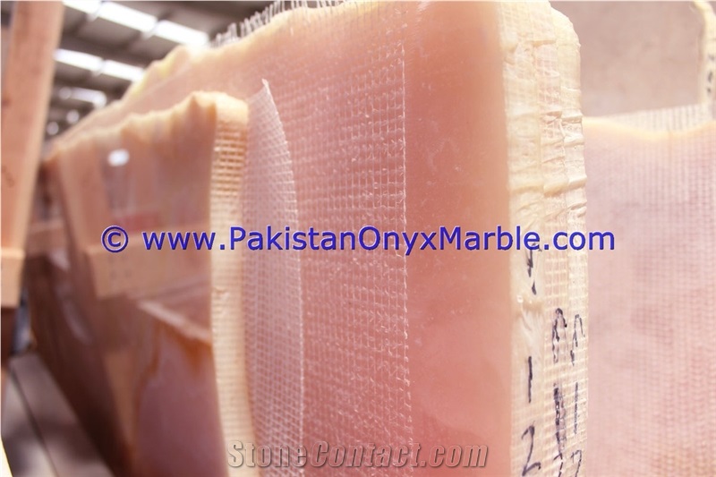 Afghan Pink Onyx Slabs