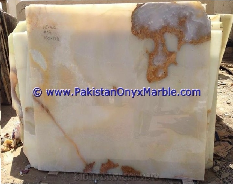 Afghan White Onyx Slabs