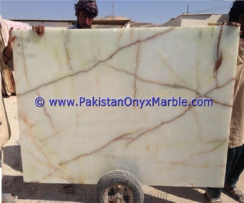 Afghan White Onyx Slabs