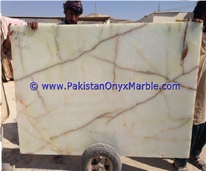 Afghan White Onyx Slabs