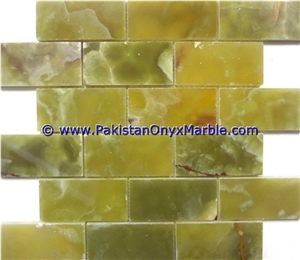 Dark Green Onyx Mosaic Tiles Collection