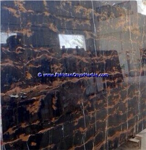 Marble Slabs Black and Gold Michael Angelo