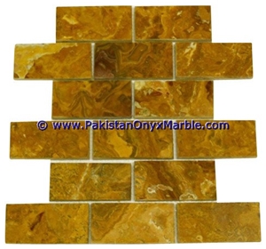 Multi Brown Onyx Mosaic Tiles Collection