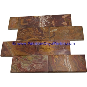Multi Brown Onyx Mosaic Tiles Collection