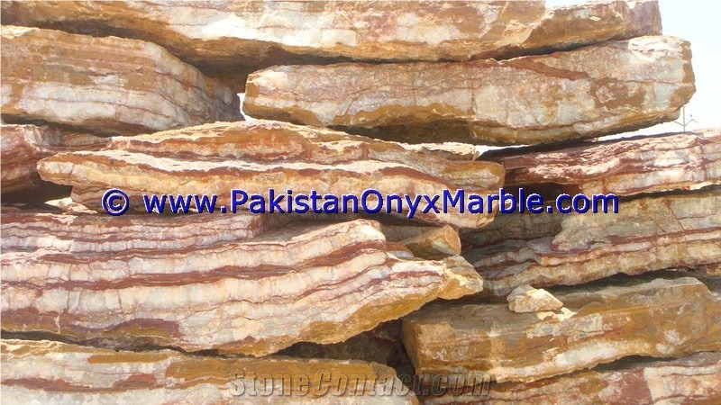 Onyx Blocks Red Skin Onyx Natural Stone