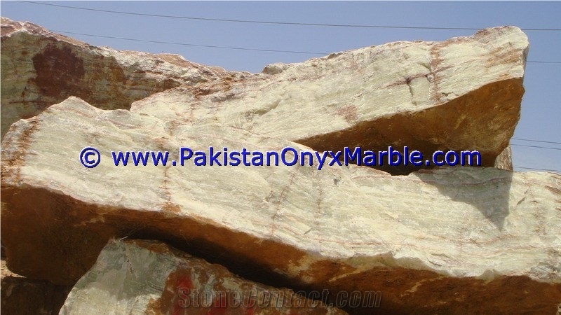 Onyx Blocks Red Skin Onyx Natural Stone