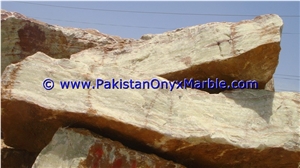 Onyx Blocks Red Skin Onyx Natural Stone