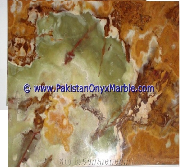 Onyx Tiles Multi Green,Multicolor Green Onyx Tiles