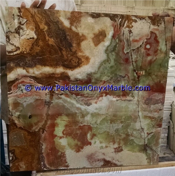Onyx Tiles Multi Green,Multicolor Green Onyx Tiles