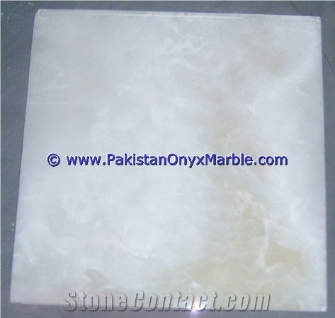 Onyx Tiles Pure White, Pakistan White Onyx