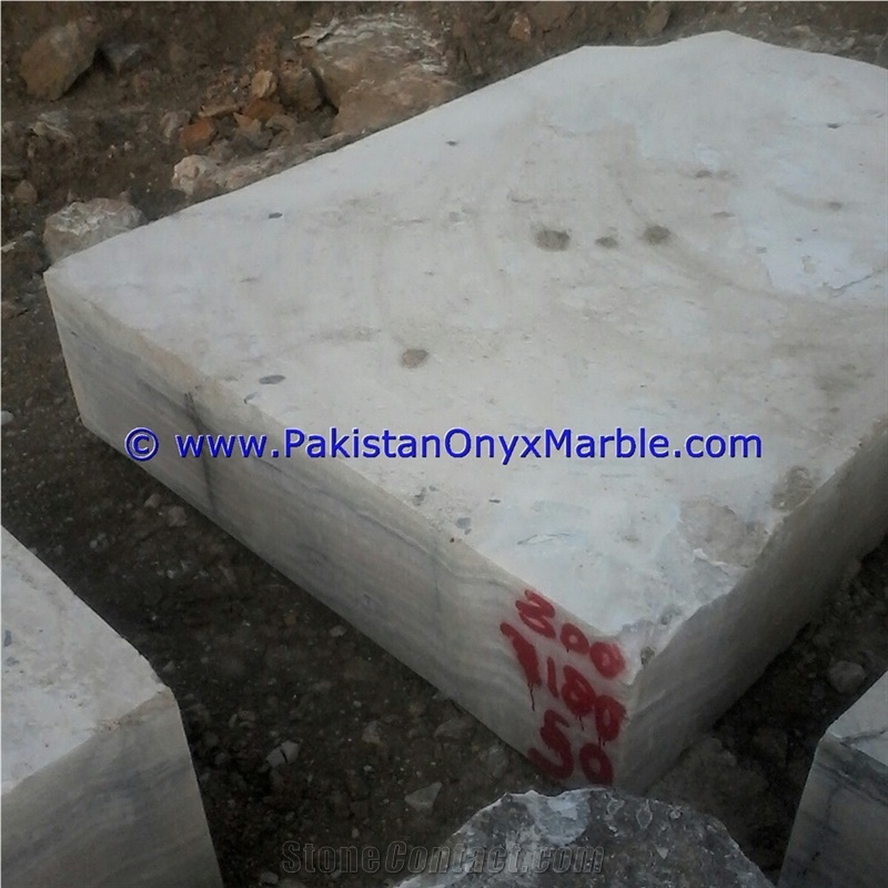 Pure White Onyx Blocks