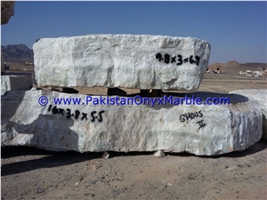Pure White Onyx Blocks