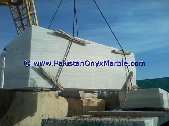 Pure White Onyx Blocks
