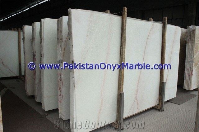 Pure White Snow White Onyx Slabs