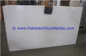 Pure White Snow White Onyx Slabs