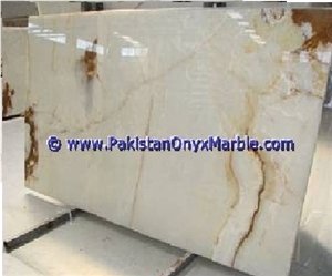 Pure White Snow White Onyx Slabs
