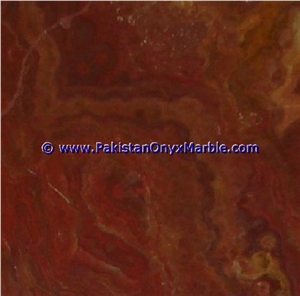 Red Onyx Tiles, Slab