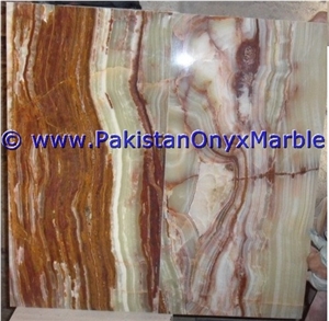 Tiger Onyx Tiles Cross Cut Green
