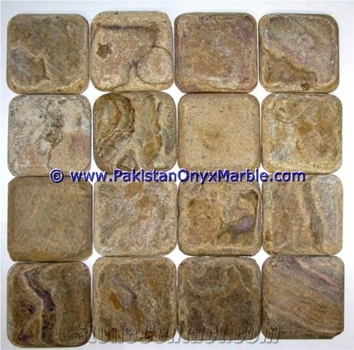 Tumbled Onyx Mosaic Tiles Collection