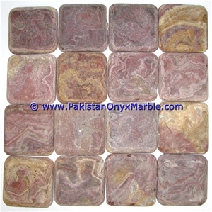 Tumbled Onyx Mosaic Tiles Collection