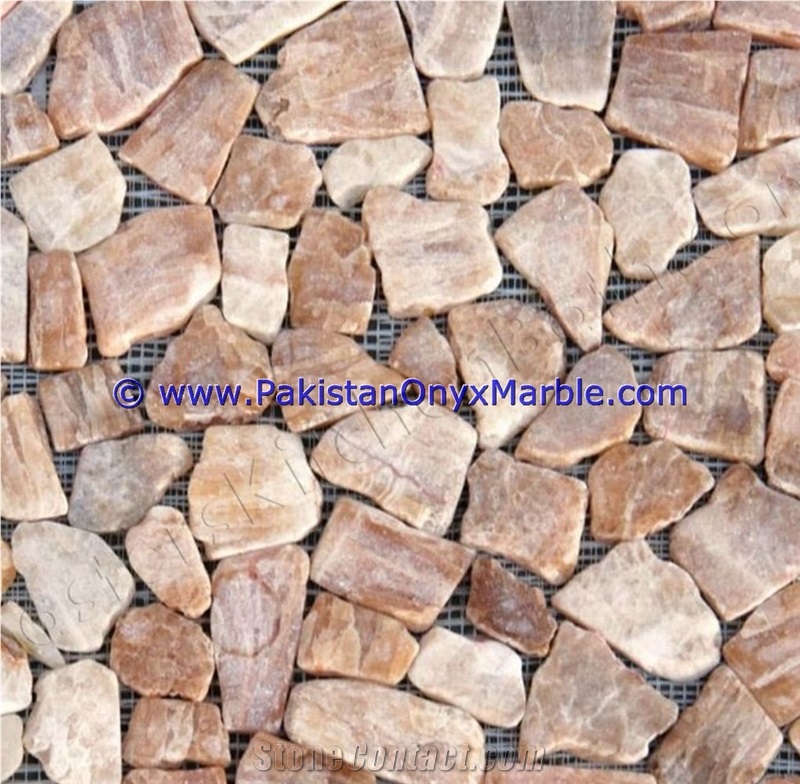 Tumbled Onyx Mosaic Tiles Collection