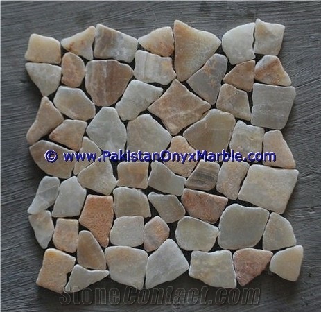 Tumbled Onyx Mosaic Tiles Collection