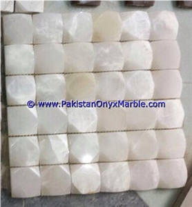 White Onyx Mosaic Tiles Collection