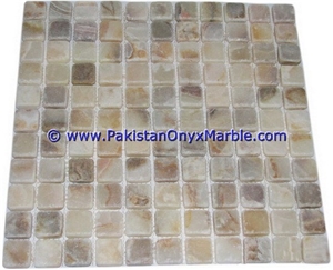 White Onyx Mosaic Tiles Collection