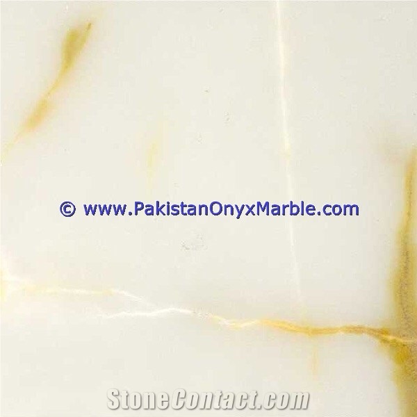 White Onyx Tiles, Pakistan White Jade