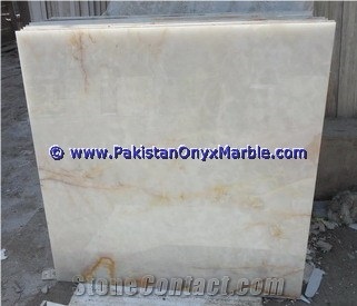 White Onyx Tiles, Pakistan White Jade