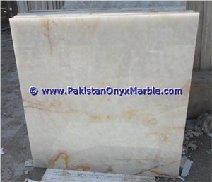 White Onyx Tiles, Pakistan White Jade