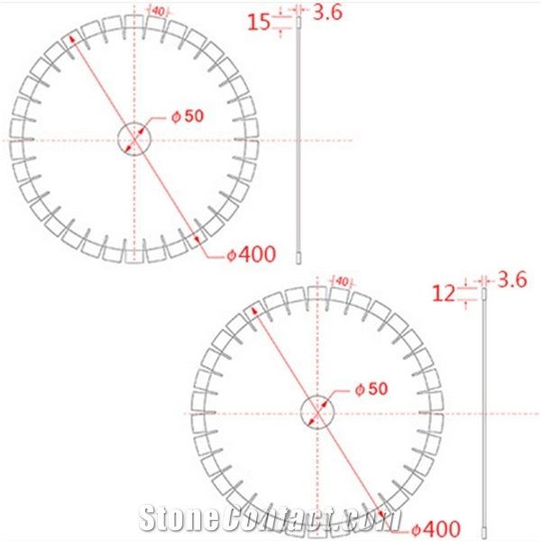 400ws Granite Silence Cutting Saw Blade Disc Sell