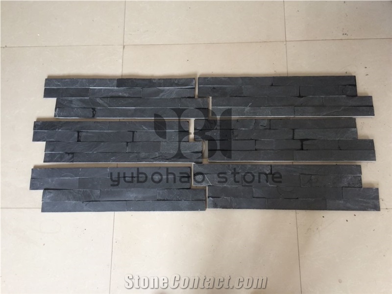 Castle Rock Veneer P018 Black Cultured Slate/Stone