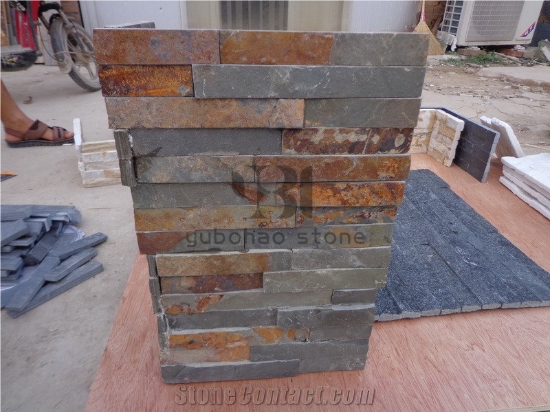 China Cheap Rusty Slate Corner for Cultured Stone