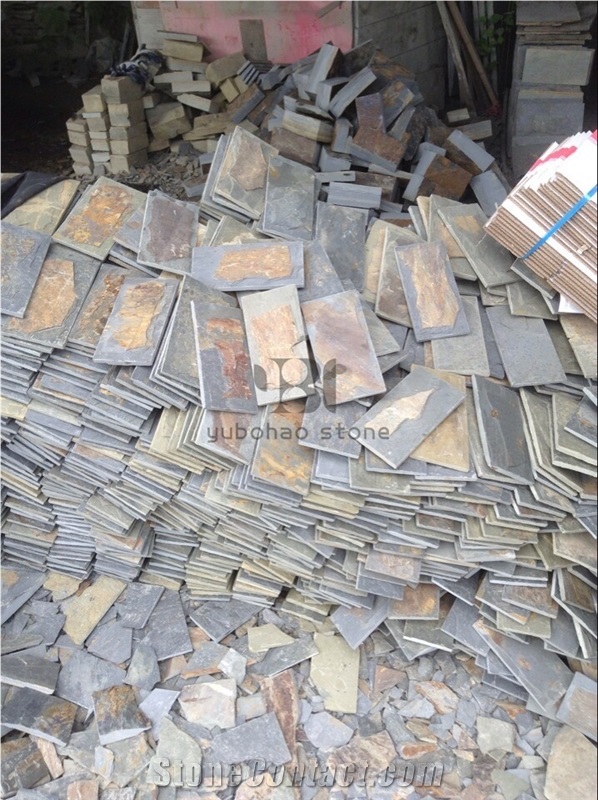 China Durable Cheap Rusty Slate for Corner Stone
