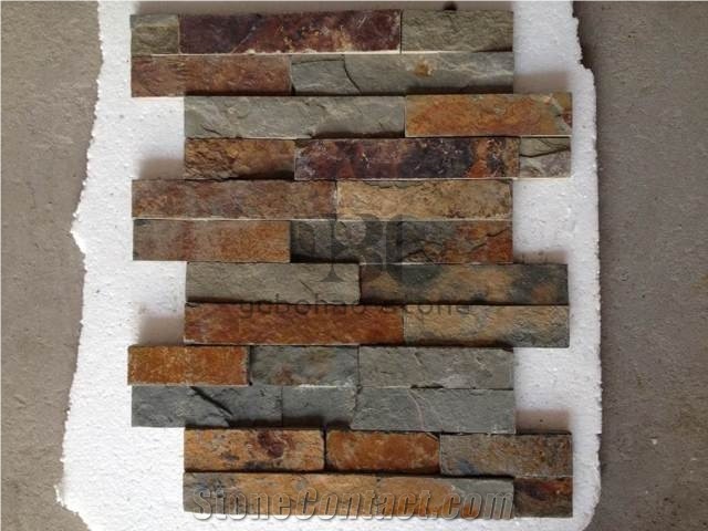 China Durable Natural Rusty Slate for River Rock