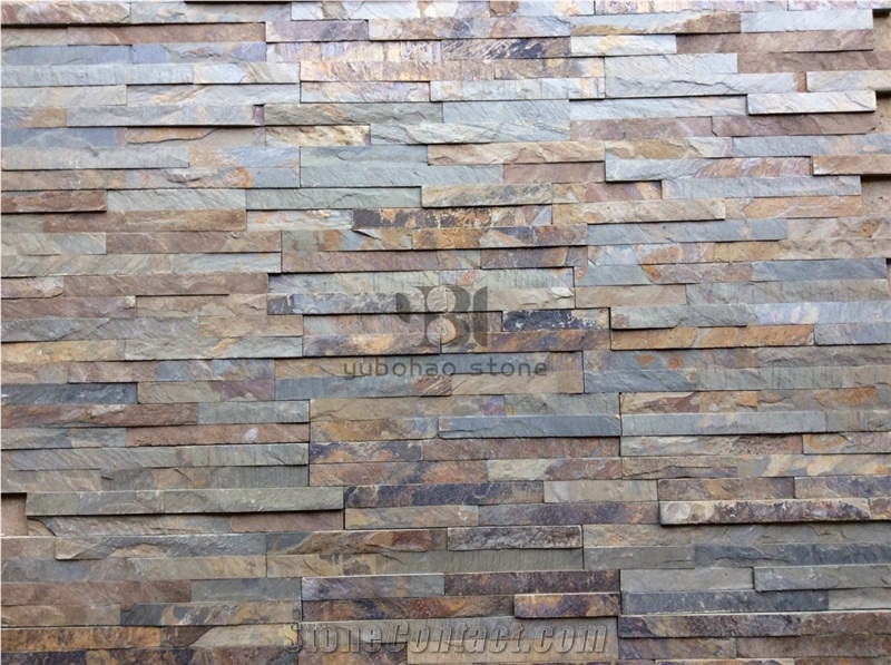 China Multicolor Rusty Slate for Thin Stone Veneer